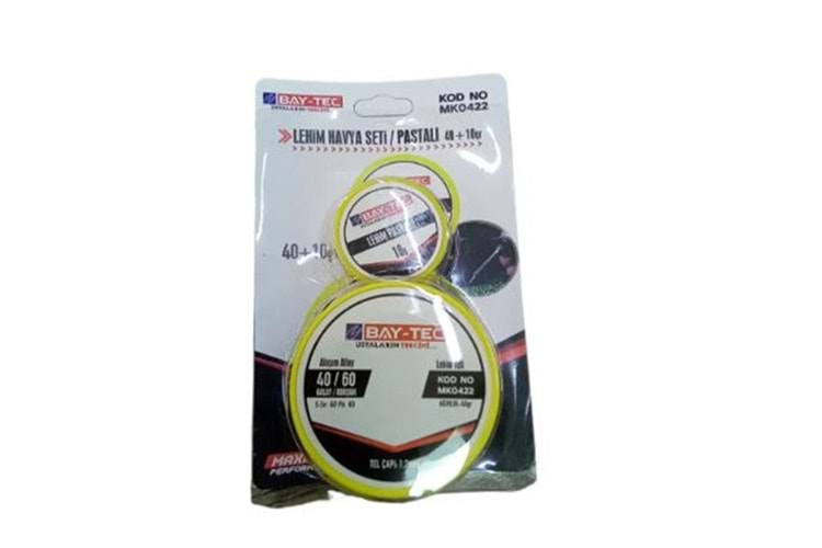 Bay-tec Lehim Havya Seti Pastalı 40+10 Gr Mk-0422