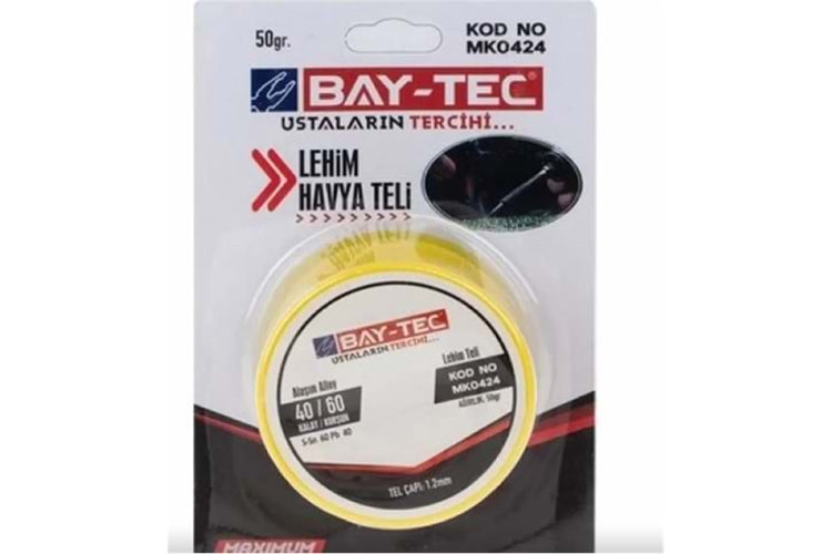 Bay-tec Lehim Havya Teli 50 Gr 1,2 Mm Mk-0424