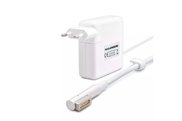 Hadron HD797 APPLE Uyumlu 18.5V 4.6A 85W Laptop Adaptörü (L Tip) Beyaz