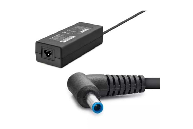 Hadron HD8857 HP - DELL Uyumlu 19V 8A 152W Laptop Adaptörü (4.5 x 3.0 mm Mavi İnce Uç) Siyah