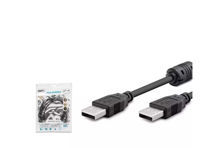 Hadron Hdx7532 Usb To Usb Kablo 1.5M Siyah