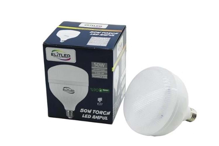 ELİTLED 50W BEYAZ TORCH AMPUL 