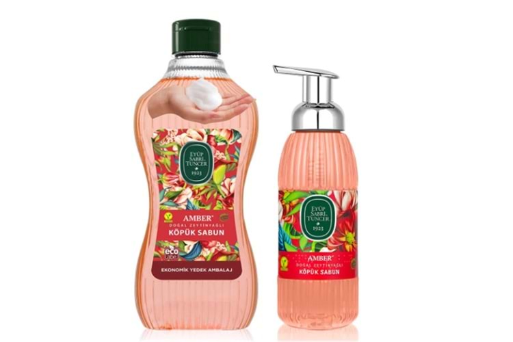 Eyüp Sabri Tuncer 1,5 lt+500 ml Amber Doğal Zeytinyağlı Köpük Sabun