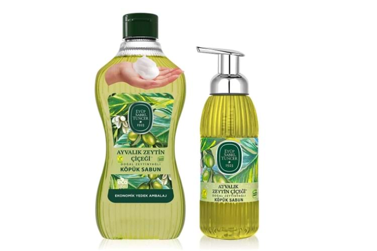 Eyüp Sabri Tuncer 1,5 lt+500 ml Ayvalık Zeytin Çiçeği Köpük Sabun
