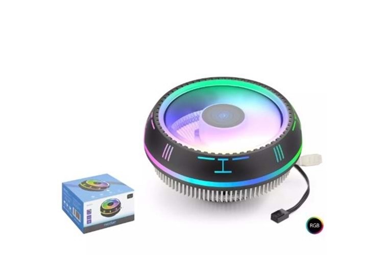 NODAR ND2552 Cool Storm CPU İşlemci Fan Combo UFO-R AMD - Intel RGB - Siyah