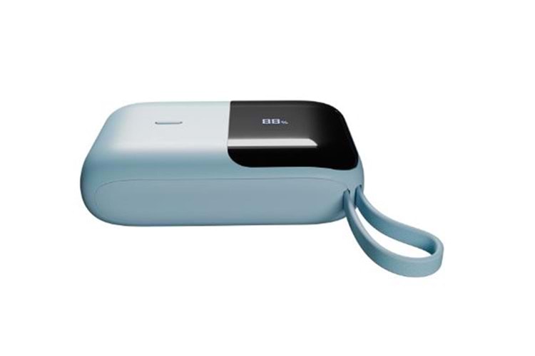 S-link P109M 10000mAh 5W Mavi LCD Taşınabilir Pil Şarj Cihazı Powerbank