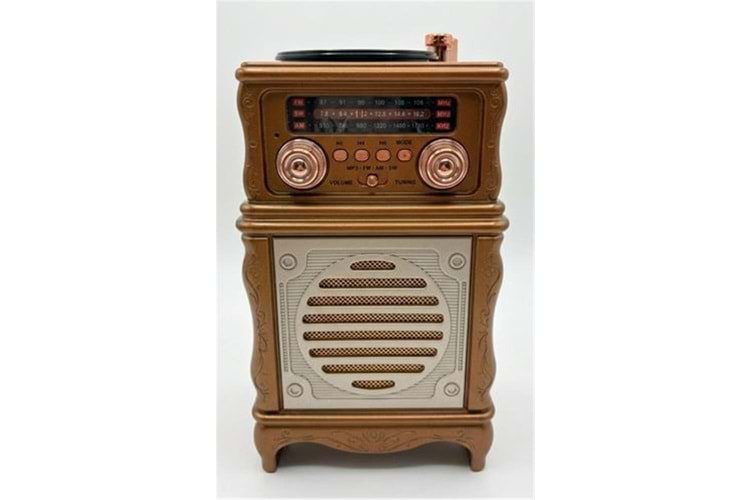 Everton Rt-381 Bluetooth Fm-Usb-Tf-Aux Şarjlı Nostaljik Radyo