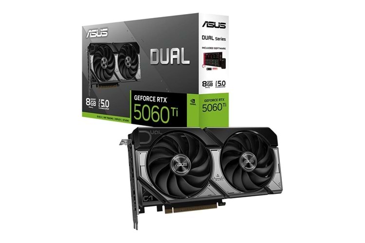 Asus GeForce RTX 5060 Ti DUAL 8G 8GB GDDR7 128 Bit DLSS 4 DUAL-RTX5060TI-8G Ekran Kartı