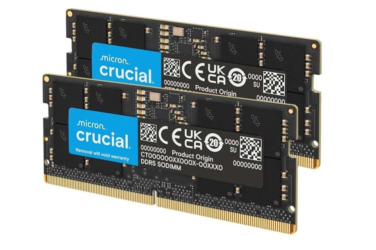 Crucial 32GB Kit (2x16GB) CT2K16G56C46S5 DDR5 5600MHz Notebook Ram 