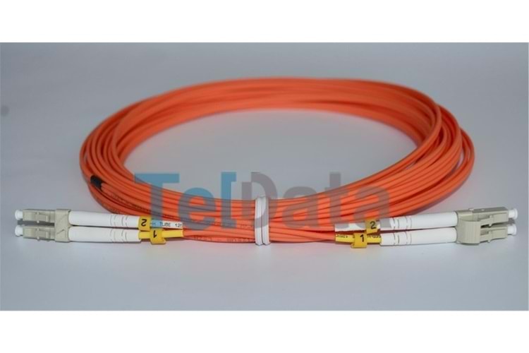 TELDATA TLD-LCLCOM31 LC-UPC-LC-UPC MM DX OM2 1 METRE FIBER OPTIK PATCHCORD
