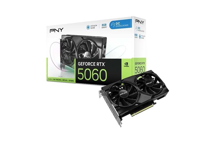 Pny GeForce RTX 5060 8GB GDDR7 128 Bit DLSS 4 VCG50608DFXPB1-O Ekran Kartı