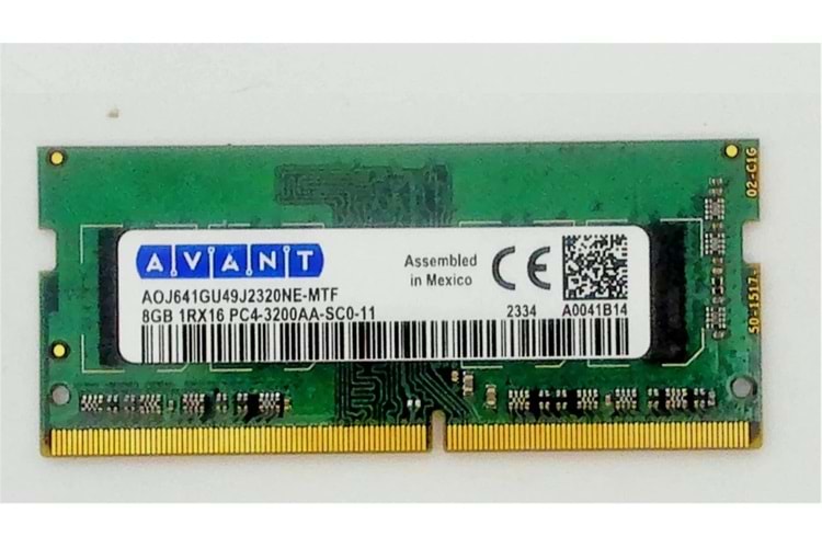 Avant DDR4 8GB 3200MHZ SODIMM Notebook Ram