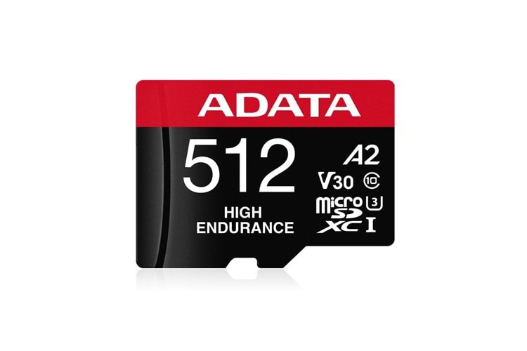 Adata 512 GB High Endurance microSDXC 4K U3 V30 A2 Hafıza Kartı