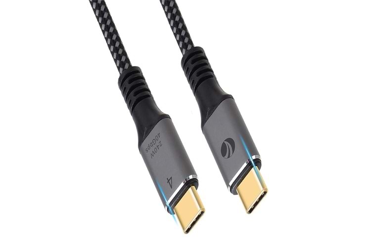Vcom CU541M-1.2 Type-C USB4 40Gbps Data 240W 1.2m Şarj Kablosu