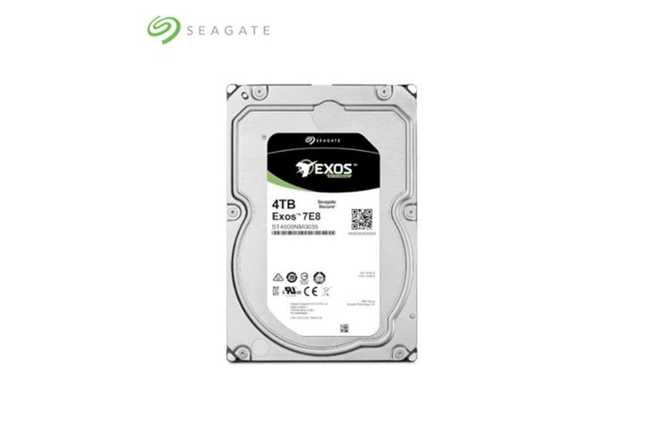 Seagate 4Tb Exos ST4000NM0035 7200Rpm Enterprice Nas Sata Sabit Disk (İthalat)