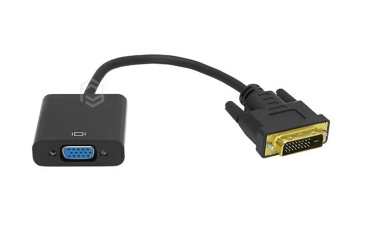 Frisby FA-6656C DVI-D - VGA Aktif Dönüştürücü Kablo (DVI-D Erkek - VGA Dişi) (1080P)