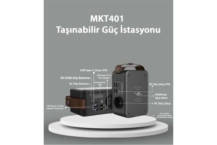 Makim MKT401 TAŞINABİLİR GÜÇ İSTASYONU