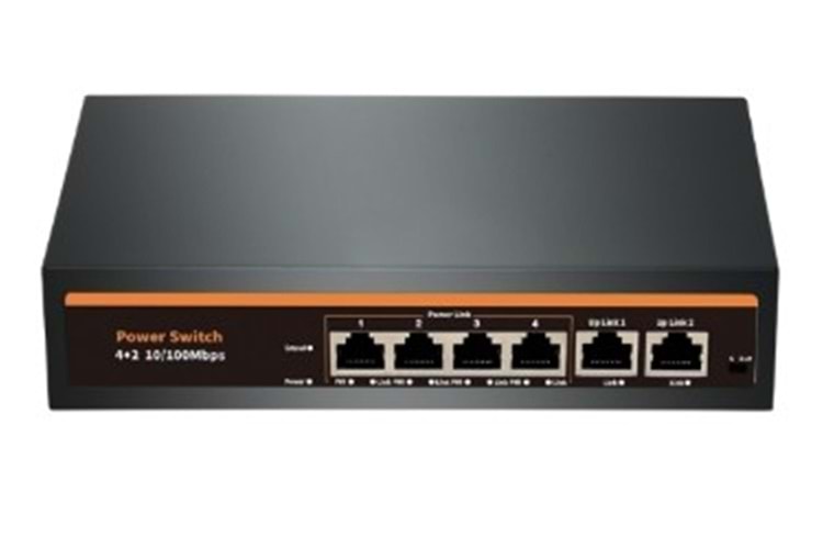 Nova NVC-INTSF0420FB2L 24V INTERCOM 4+2 PORT POE SWITCH (10-100)
