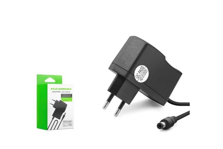 HADRON HD8412 Modem Router Adaptörü 10W 5V 2A 5.5x2.5 mm Siyah