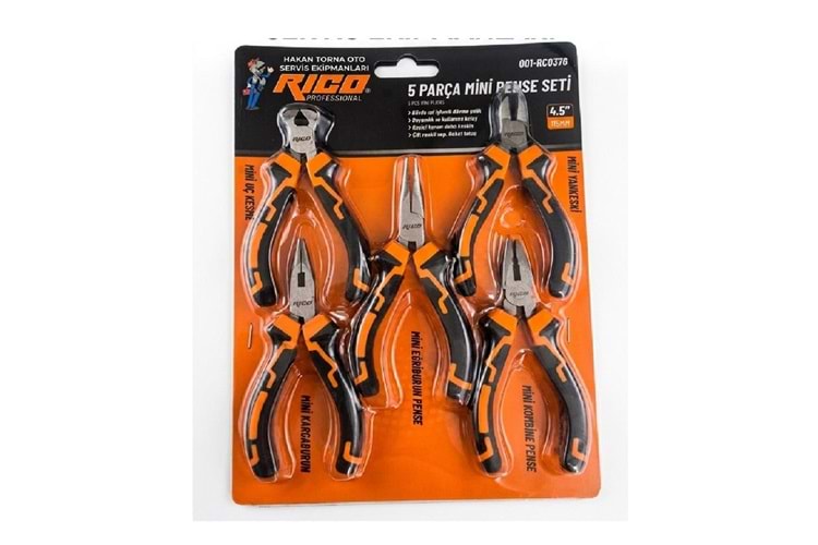 Rico Rc-0376 5 Parça Mini Pense Seti 