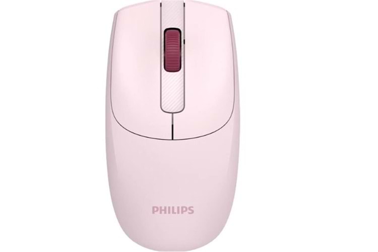 Philips SPK7398P 1600DPI Kablosuz Sessiz Optik Pembe Mouse 