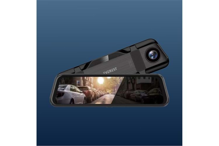 Everest CAR20 10.0 IPS Ekran 2K+720P 130°Açı Park Izlenebilen G-Sensor Ses Kontrol Dahılı 64GB TF 