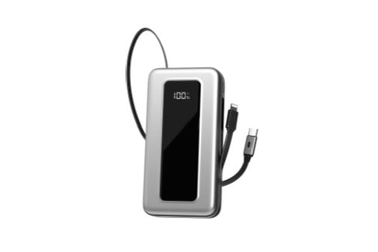 S-link IP-G20M 20000mAh PD65W Makaralı Siyah LCD Taşınabilir Pil Şarj Cihazı Powerbank