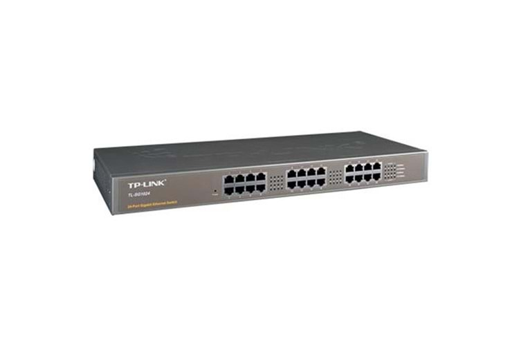 Tp-Link TL-SG1024D 24 Port 10-100-1000 Mbps Switch Çelik Kasa Rack Mount