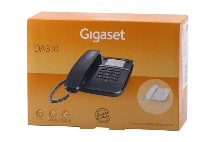 Gigaset Da310 Siyah Masa Üstü Telefon