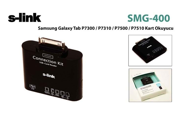 S-link SMG-400 Samsung Galaxy Tablet Kart Okuyucu