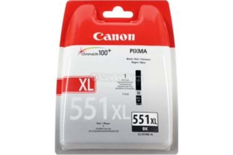 Canon CLI-551XL BK Black Siyah Yüksek Kapasiteli Mürekkep Kartuş IP7250 MX925