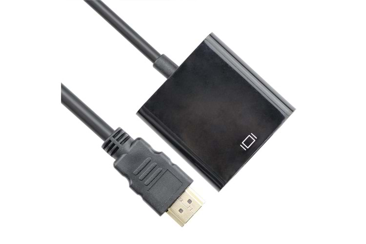 Vcom CG591-B-0.15 Siyah Hdmi Erkek To Vga Dişi Dönüştürücü