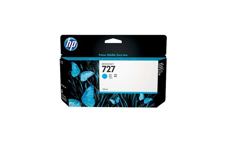 HP 727 Cyan Mavi 130ML Plotter Kartuşu B3P19A