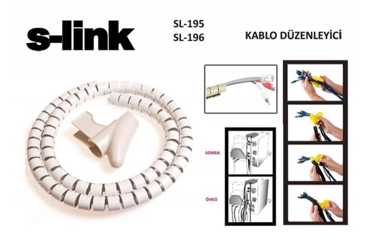 S-link SL-195 22mm 20mt Kablo Toplayıcı
