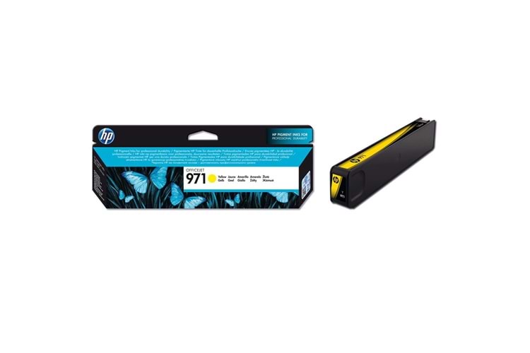 HP 971 Yellow Sarı 3.000 Sayfa Kartuş CN624A