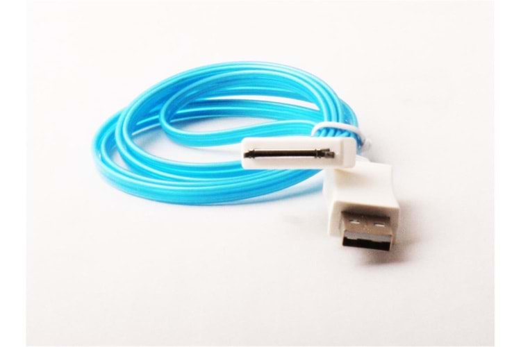 Vcom CU272FS Iphone 4 1mt Ledli Kablo Mavi