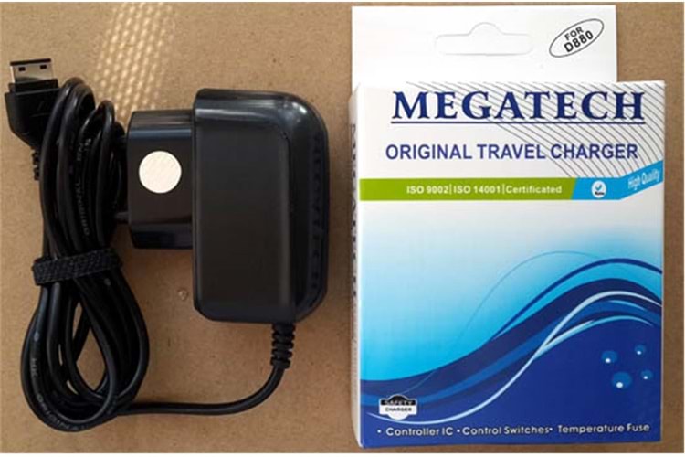 Megatech MT-302 d880 Travel Şarj Aleti