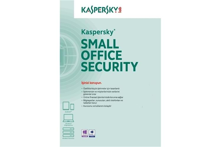 Kaspersky Small Office Security 5Pc+5Md+1Fs 1 Yıl Box