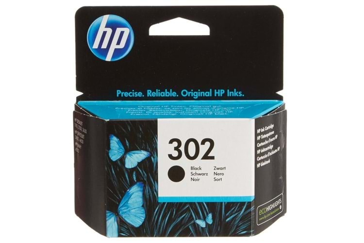 HP 302 Black Siyah Kartuş F6U66AE