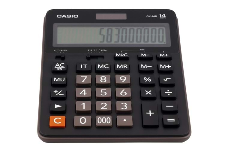 Casio GX-14B 14 Hane Masa Üstü Hesap Makinesi