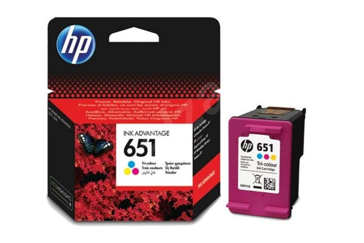 HP 651 Color Renkli Kartuş C2P11AE