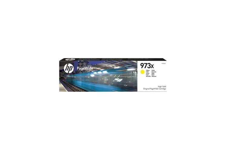 HP 973X Yellow Yüksek Kapasite Pagewide Kartuş F6T83AE