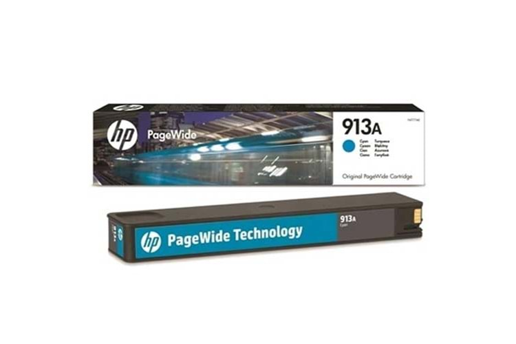 HP 913A Cyan Mavi Pagewide Kartuş F6T77AE