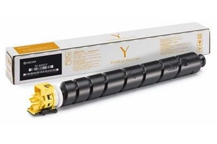 Kyocera TK-8345Y Yellow Sarı Orjinal Fotokopi Toneri Taskalfa 2552-2553ci 12.000 Sayfa