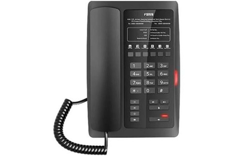 Fanvil H3 Ekransız PoE Otel Tipi Ip Telefon