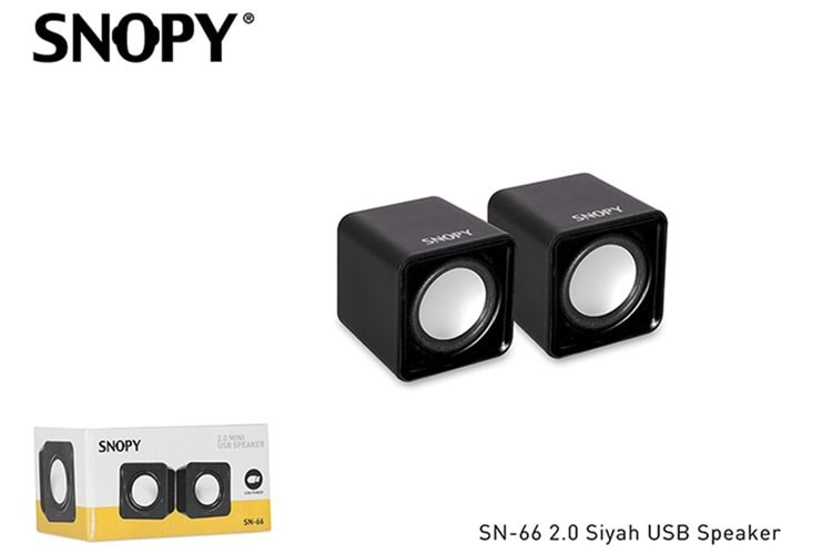 Snopy SN-66 2.0 Beyaz USB Speaker