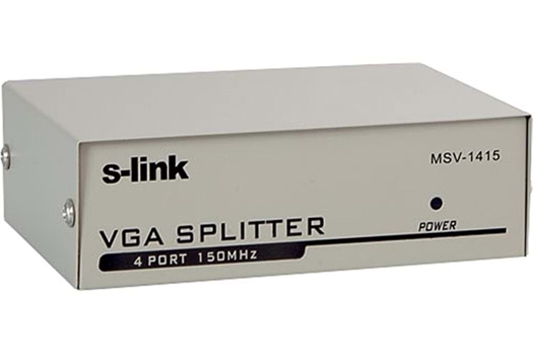 S-link msv-1415 1PC-4 Vga 150mhz Monitör Çoklayıcı