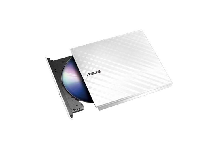 Asus Sdrw-08D2S-U Lıte 8X Harici Dvdrw Slim, Beyaz Dvd Yazıcı Writer