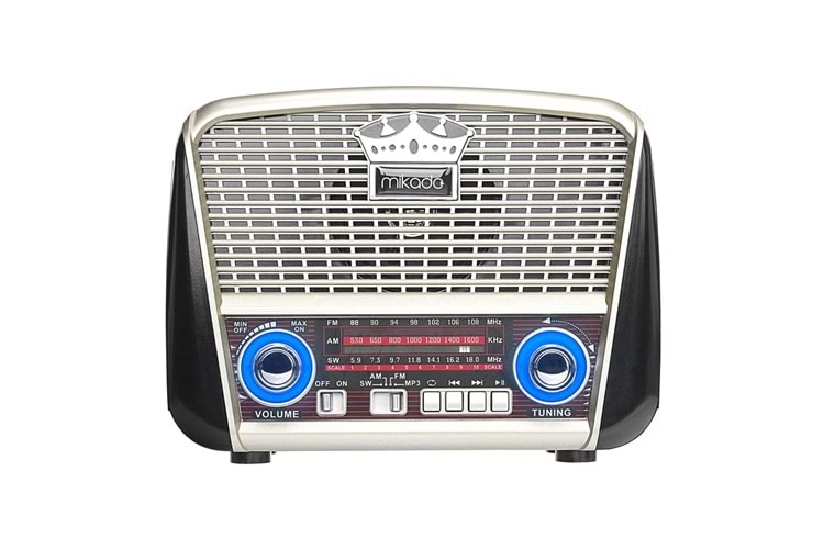 Mikado MDR-8BT Serenad-K Gold Usb-TF Destekli Bluetooth Speaker