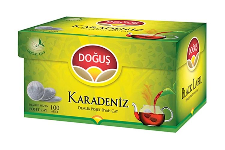 Doğuş Karadeniz Demlik Poşet Bergamot Aromalı Çay 100x3.2 gr